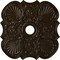 Ekena Millwork Flower Ceiling Medallion (Fits Canopies up to 6 1/4"), 29"OD x 3 5/8"ID x 1 3/8"P, Bronze CM29FWBZS - alternate 1